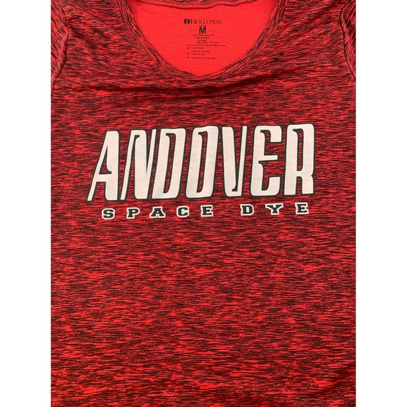 Holloway Andover Space Dye Athletic‎ T Shirt Red Black Ladies Size M - Picture 3 of 6